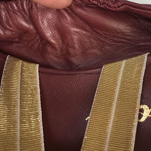 Free People Red Leather Flats Solitaire Pointed Toe Slip-On Shoes Size 11 New - Picture 9 of 11